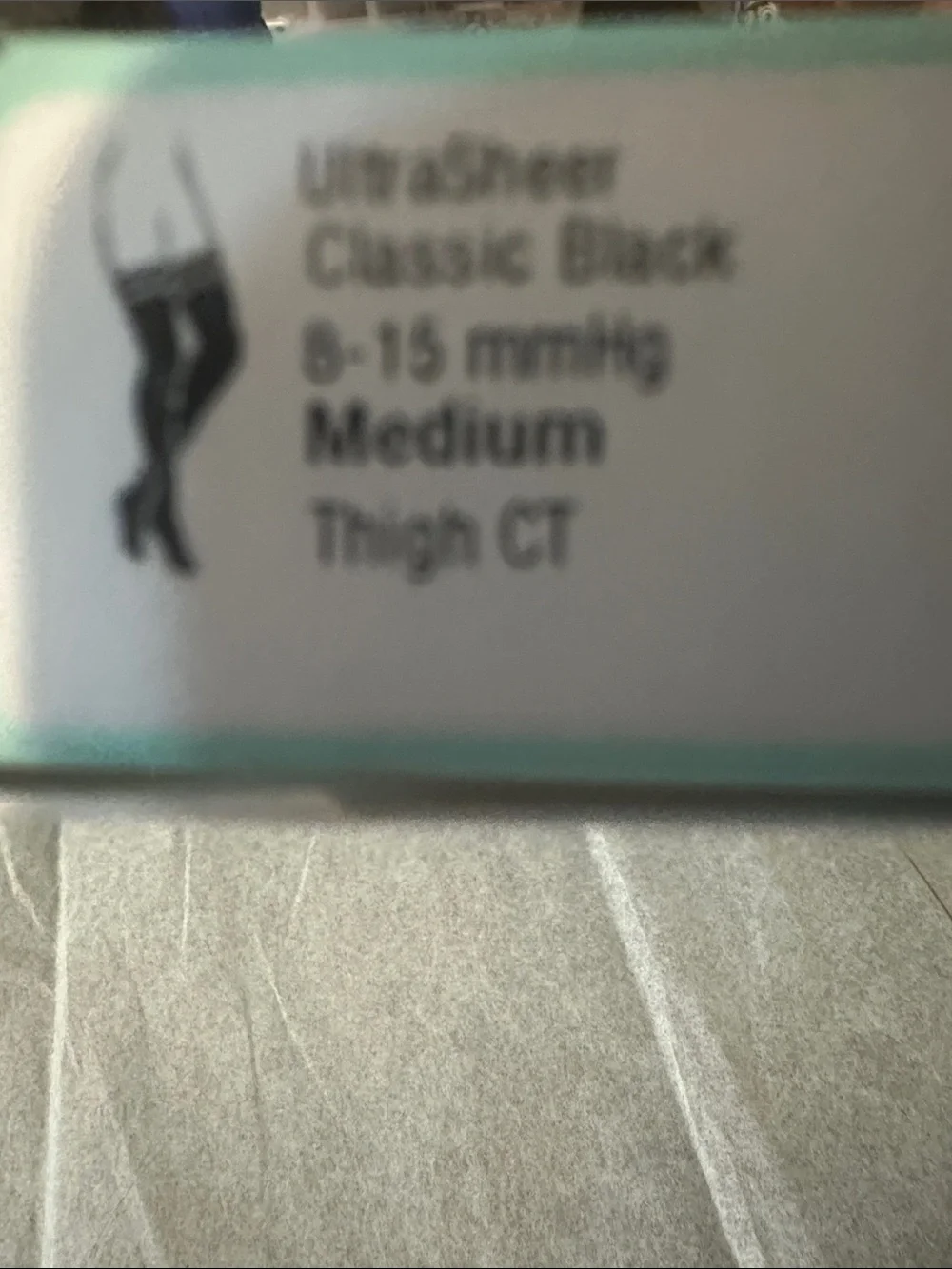 JOBST UltraSheer Support Compression Thigh High -Black